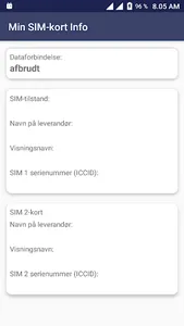My SIM Card Info screenshot 4