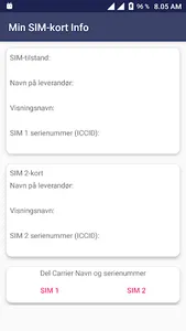 My SIM Card Info screenshot 5