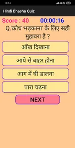 Hindi Bhasha Quiz screenshot 0