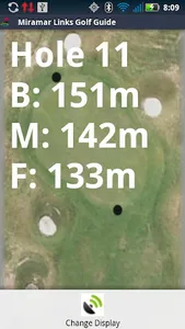 Golf GPS Rangefinder Miramar screenshot 1