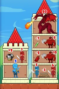 Hero Tower Puzzle:Stickman War screenshot 1