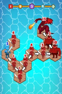 Hero Tower Puzzle:Stickman War screenshot 2