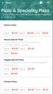 Cardinals Pizza Middletown CT screenshot 1