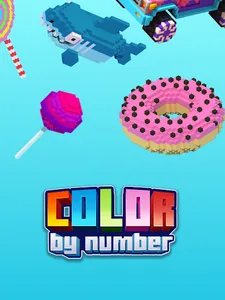 Color by Number - 3D Pixel Art screenshot 10