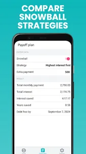 Debt Free Box: Snowball Payoff screenshot 1