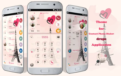 Theme Dialer Glass Paris screenshot 0