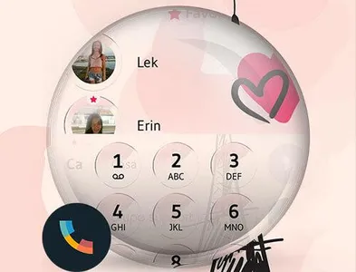 Theme Dialer Glass Paris screenshot 5