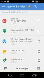 Easy Uninstaller App Uninstall screenshot 0