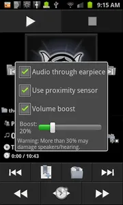 Earpiece screenshot 1