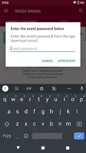 WASA Mobile screenshot 1