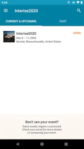 Interise2020 screenshot 0