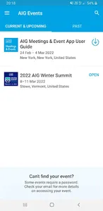 AIG Meetings & Events screenshot 1