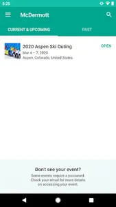 McDermott Events screenshot 1