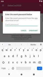 SalesCon2020 screenshot 1