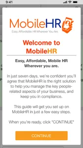 MobileHR screenshot 0