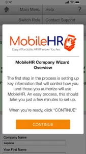 MobileHR screenshot 1