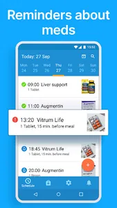 Pills Med Tracker & Reminder screenshot 2