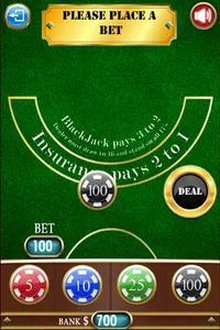 Golden Blackjack screenshot 1