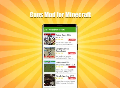 Guns Mod for Minecraft screenshot 0