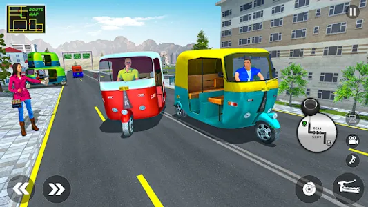 Tuk Tuk Auto Rickshaw Game 3d screenshot 0