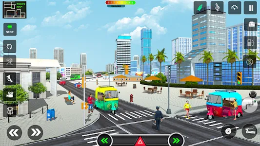 Tuk Tuk Auto Rickshaw Game 3d screenshot 11