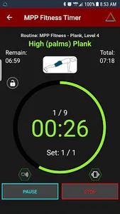 MPP Fitness Timer screenshot 1