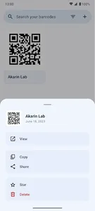 Monochrome - QR & Barcode Box screenshot 1