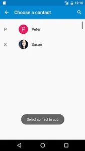 Contacts On Desktop screenshot 0