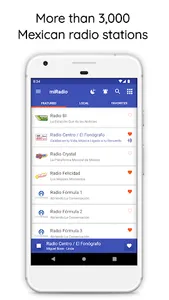 miRadio: FM Radio Mexico screenshot 0