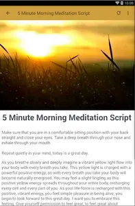 MORNING MEDITATION screenshot 13