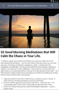 MORNING MEDITATION screenshot 15