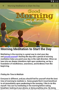 MORNING MEDITATION screenshot 18