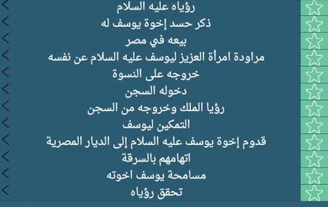 نبي الله يوسف عليه السلام - قص screenshot 1