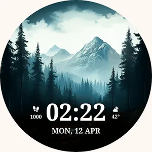 Mountain Landscape Watch Face screenshot 7