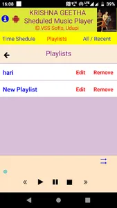 Scheduled Music Player screenshot 1