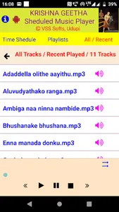 Scheduled Music Player screenshot 2