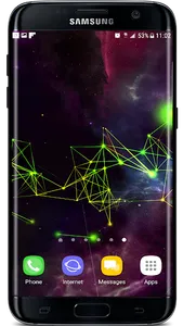 Particle Plexus Sci-Fi 3D Live screenshot 1