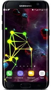 Particle Plexus Sci-Fi 3D Live screenshot 2