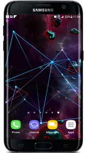 Particle Plexus Sci-Fi 3D Live screenshot 3