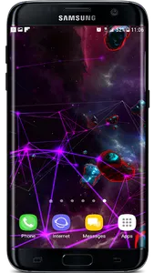 Particle Plexus Sci-Fi 3D Live screenshot 7