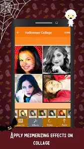 Halloween Collage Maker - Hall screenshot 0