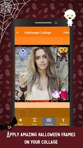 Halloween Collage Maker - Hall screenshot 2