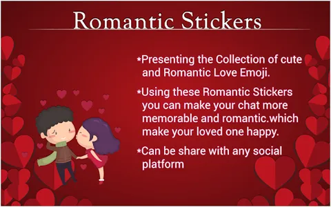 Romantic Photo Stickers screenshot 10