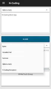 N-Coding -  Bytes, Hex, Num, A screenshot 1