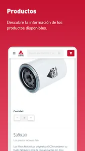 AGCO Parts MX screenshot 2