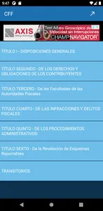 Ley CFF screenshot 2