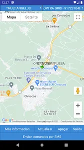 El Angelus GPS screenshot 2