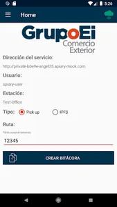 Courier App screenshot 1