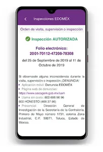Inspecciones EDOMEX screenshot 2