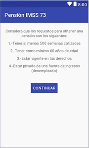 Pensión IMSS 73 screenshot 3